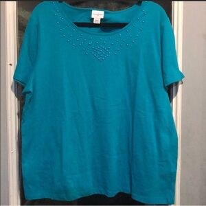 Jaclyn Smith, Blingy T-shirt. Size XXL. In excellent condition!